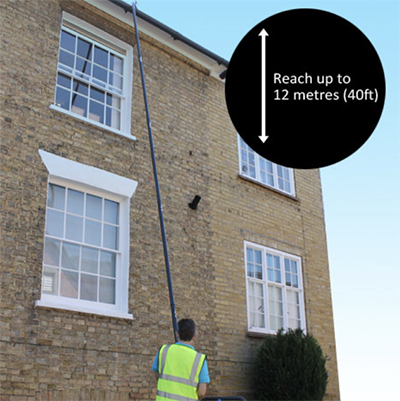 SkyVac Gutter Cleaning System